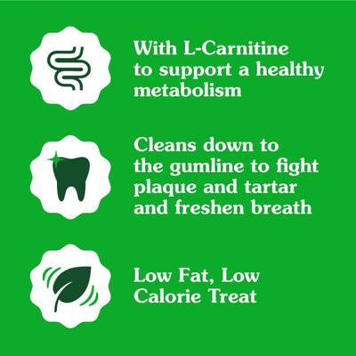 Weight Management Natural Large Dental Dog Treats, 17 count