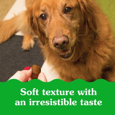 Pill Pockets Soft Chicken, Peanut Butter Dog Treats, Capsule Size, 60 count