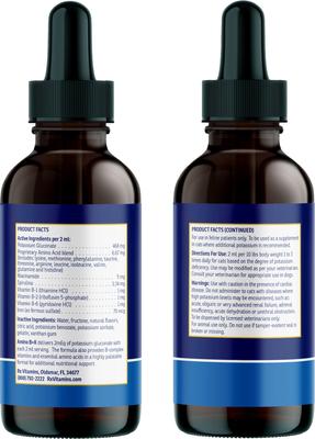 Amino B + K Liquid Kidney Supplement for Cats, 4-fl oz bottle