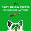 Golosinas dentales naturales para perros Senior, 96 unidades