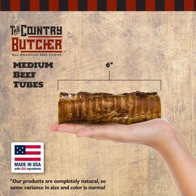 Beef Trachea Tubes Dog Treats, 6-in, 2 count