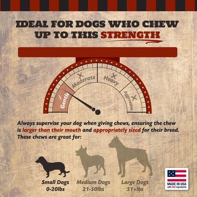 Porky Knuckle Bone Dog treats, 4 count