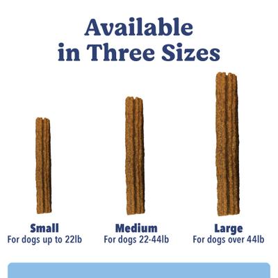 Sea Sticks Multi Benefit Daily Adult Crunchy Dog Treats, Small, 24 count
