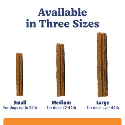 Sea Sticks Tear Stain Friendly Adult Crunchy Dog Treats, Medium, 12 count