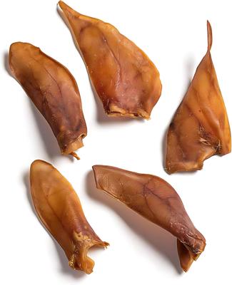 Half Pig Ear Dog Treats, 18 count