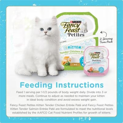 Petites Variety Pack Tender Pate Gourmet Wet Kitten Food, 2.8-oz tub, case of 12