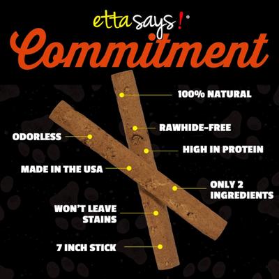 7" Select Hide-Free Sausage Recipe Crunchy Dog Chews