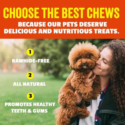 7" Select Hide-Free Sausage Recipe Crunchy Dog Chews