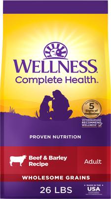 Complete Health Beef & Barley Grained Natural Adult Dry Dog Food, 26-lb bag