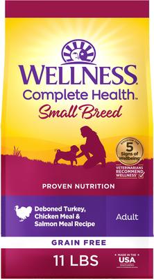 Grain-Free Complete Health Small Breed Adult Deboned Turkey, Chicken Meal & Salmon Meal Recipe Dry Dog Food, 11-lb bag
