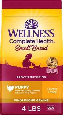 Small Breed Complete Health Puppy Turkey, Oatmeal & Salmon Meal Recipe Dry Dog Food, 4-lb bag