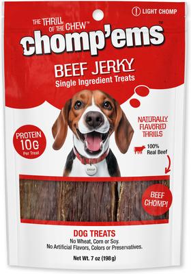 Beef Jerky Dog Treats, 7-oz bag, bundle of 2