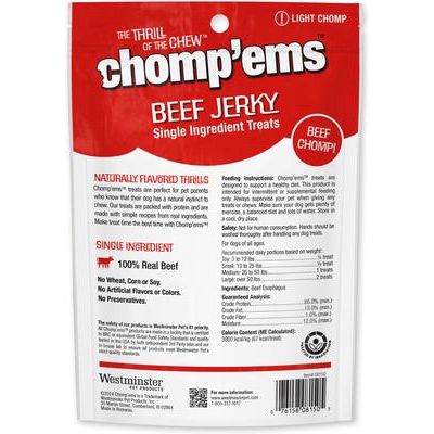 Golosinas de carne seca para perros, bolsa de 7 oz, paquete de 2