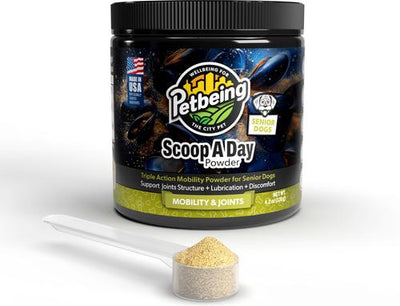 Scoop-A-Day Mobility, Muscle & Joint Support Powder Supplement for Senior Dogs, 4.2-oz bottle