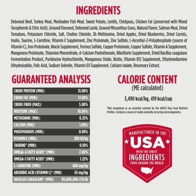 FreeStyle High Protein Small Breed Beef & Sweet Potato Recipe Dry Dog Food, 14-lb bag