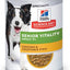 Adult 7+ Senior Vitality Chicken & Vegetable Stew Wet Dog Food, 12.5-oz can, case of 12