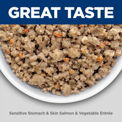 Adult Sensitive Stomach & Sensitive Skin Grain-Free Salmon & Vegetable Entree Wet Dog Food, 12.8-oz can, 12 count