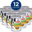 Adult 7+ Senior Vitality Chicken & Vegetable Stew Wet Dog Food, 12.5-oz can, case of 12