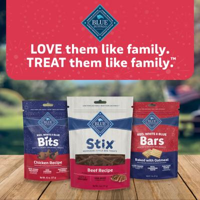 Red White & Blue Bits Chicken Soft Moist Dog Treats, 4.5-oz bag