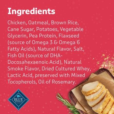 Red White & Blue Bits Chicken Soft Moist Dog Treats, 4.5-oz bag