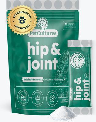 Hip & Joint Powder Supplement for Dogs, 30 count