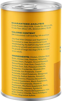 Chicken & Vegetables Recipe Grain-Free Wet Dog Food, 13-oz can, case of 12