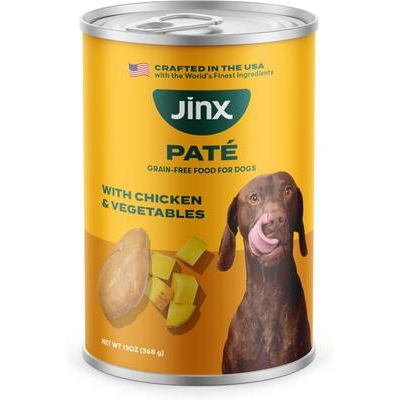 Alimento húmedo para perros con pollo y salmón, paquete variado, lata de 13 oz, caja de 12