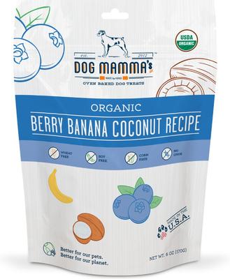 Organic Apple Cranberry Dog Treats, 6-oz bag