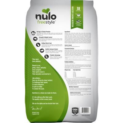 Nulo, FreeStyle Senior Trout & Sweet Potato, Trucha + Camote sin Granos con Glucosamina + Condroitina + L-Carnitina, Perros Senior, 2.72 / 4.99 / 11.79 kg