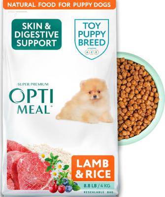 Puppy Skin & Digestive Support Lamb & Rice Recipe Toy Breed Dry Dog Food, 8.8-lb bag