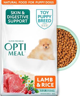 Puppy Skin & Digestive Support Lamb & Rice Recipe Toy Breed Dry Dog Food, 8.8-lb bag
