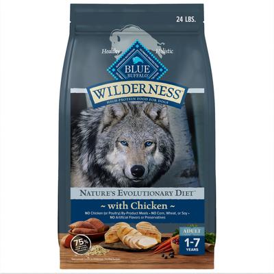 Wilderness Chicken Recipe High-Protein Adult Dry Dog Food, 48-lb bundle