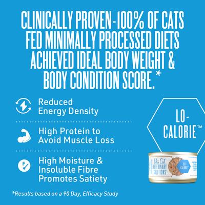 Lo-Calorie Trial Variety Pack Grain-Free Wet Cat Food, 2.8-oz can, case of 3