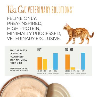 Gluco-Balance Chicken & Chicken Liver Recipe Pate Grain-Free Wet Cat Food, lata de 2.8 oz, caja de 18