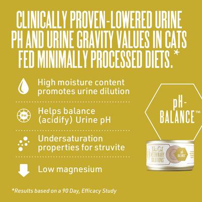 pH-Balance Chicken Recipe Pate Grain-Free Wet Cat Food, 2.8-oz can, case of 18