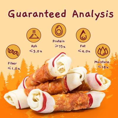 Chicken Wrap Knotted Bones Dog Treats, 10.6-oz bag