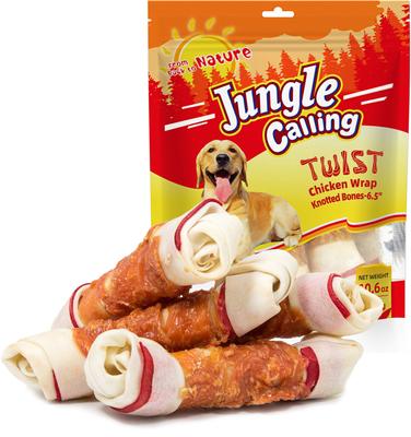 Chicken Wrap Knotted Bones Dog Treats, 10.6-oz bag