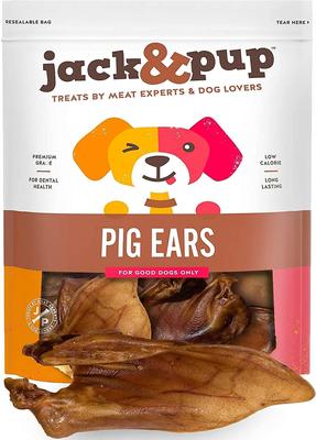 Whole Pig Ear Dog Chews, 10 count