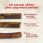 4 to 5-inch Stuffed Collagen Real Bully Stick Dog Chew Treats, 10 count