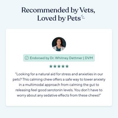 Calming Turkey Flavor Chews Dog Supplement, 30 count