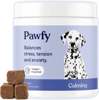 Calming Turkey Flavor Chews Dog Supplement, 30 count