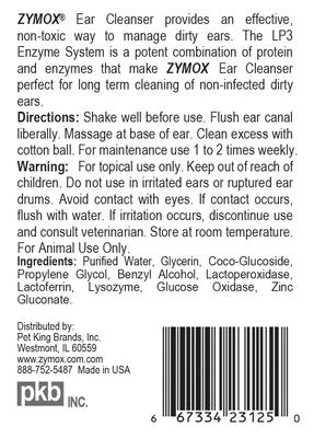 Bundle: Zymox Advanced Enzymatic Dog & Cat Ear Wipes, 7.05-fl oz bottle, 100 count + Enzymatic Ear Cleanser, 4-fl oz bottle