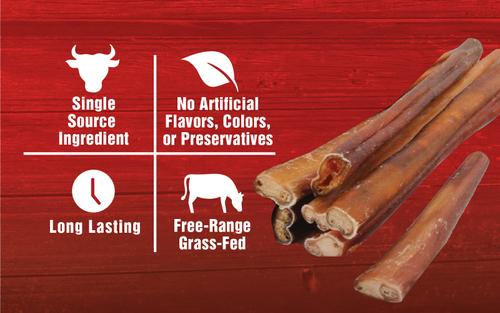 Premium 9-11 in Single-Ingredient Bully Stick Dog Chews, 6.25-oz bag