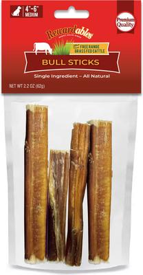 Premium 4-6 in Single Ingredient Bully Stick Dog Chews, 2.2-oz bag