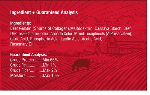 Healthy Chewers Natural Collagen & Beef Sticks High Protein Dog Chews, 21.1-oz bag, 100 count