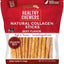 Healthy Chewers Natural Collagen & Beef Sticks High Protein Dog Chews, 21.1-oz bag, 100 count