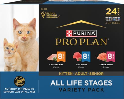 All Life Stages High Protein Classic Entree Chicken Pate Wet Cat Food, 3-oz can, case of 24
