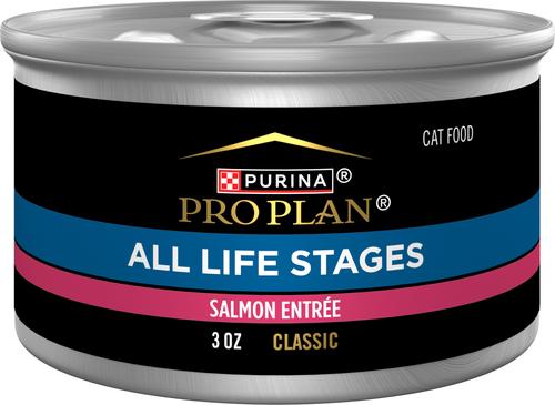 All Life Stages High Protein Classic Entree Ocean Whitefish Pate Wet Cat Food, 3-oz can, case of 24