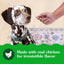 Suplemento calmante masticable suave con sabor a pollo para perros