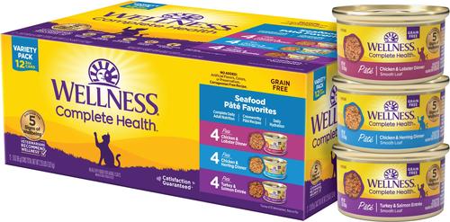 Complete Health Poultry Lovers Pate Variety Pack Grain-Free Canned Cat Food, 5.5-oz, case of 60